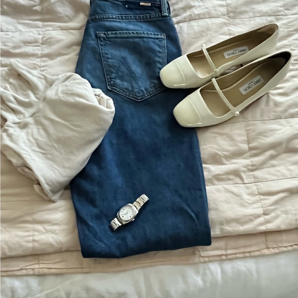 Mother Denim - High Waisted Study Hover Jean In ‘Perfect Drug’ size 31